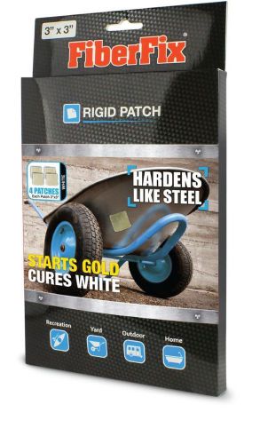 New! fiberfix rigid uv patch  3x3 in  4pk  lowest price! for sale