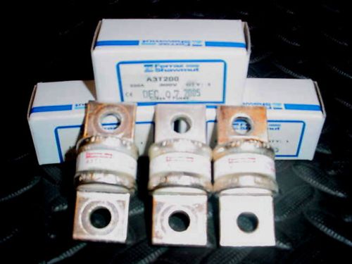 New Lot Ferraz Shawmut A3T200 200 Amp Fuses Class T  Bussmann  JJN-200 NIB