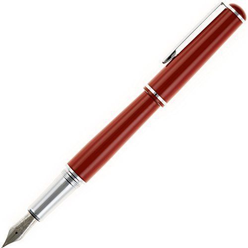 Nemosine Fission Fountain Pen, Broad German Nib, Classic Red (NEM-FIS-08-B)