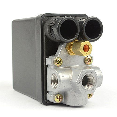 Interstate Pneumatics LF10-L4H Pressure Switch - 1/4 Inch FPT Four Port - Pus...