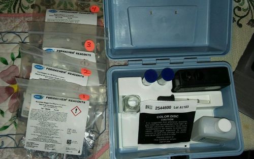 Hach silica test kit sio2 model si-5 color wheel complete for sale