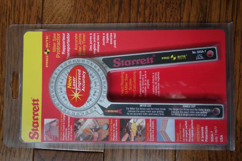 NEW! NIP! Starrett Miter Saw Protractor #505A-7 UPC# 4965911677