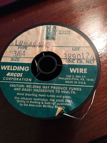 Aliumar Welding Wire Across Corp 1 pound