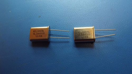 (2PCS) AEL-X009L-16.384MHZ CRYSTAL OSCILLATOR 16.384MHz