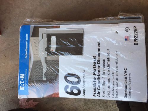 Eaton/Cutler-Hammer DPF222RP 60A 2P A/C Disconnect New Sealed