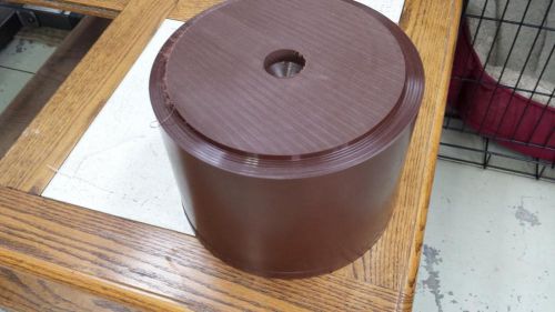 9-1/4&#034; dia. x 6-1/4&#034; long urethane / polyurethane 75 d brown rod p/n 11560 for sale