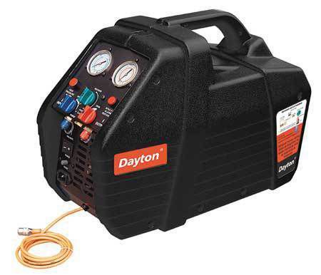 2-Port Refrigerant Recovery Machine, Dayton, 4UKW1