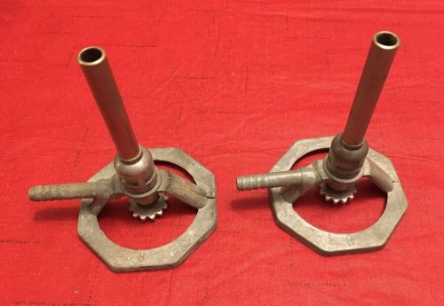 Lot of 2 Humboldt Lab Bunsen Burner Vintage Good Condition