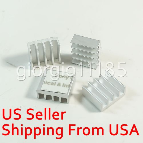 20 pcs  Aluminum Heat Sink 15 X 13 X 6mm For IC DDR DDR2 DDR3 RAM Memory