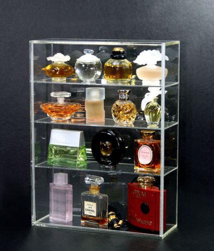 Acrylic Countertop Display Case 10 x 4.5 x 16.5 with hinged door and key lock