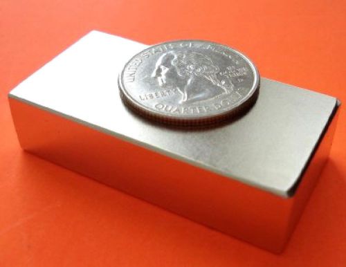 Strong neodymium magnet n52 2 x 1 x 1/2 block rare earth magnet for sale
