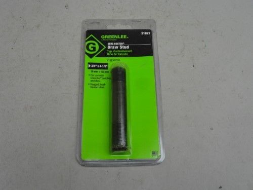 New Greenlee 31872 slug buster hydraulic knockout draw stud 3/4&#034; X 4-1/8&#034;