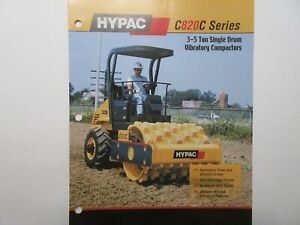 Hypac C820C Vibratory Compactor Sales Brochure 4 page