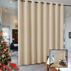 Decor Freestanding Office Partition Wall Divider Conte Cream BEIGE W 15 X L 8 Ft