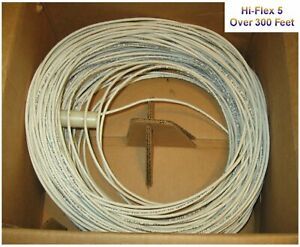 300+ Feet HI-FLEX 5 UNSHIELDED PLENUM CABLE - 4Pr 24Awg P/N 12-3152
