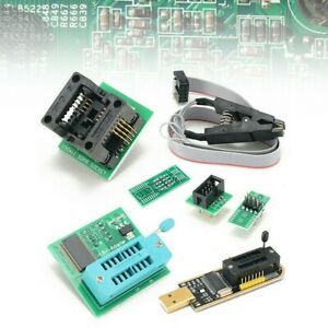 1 SET Usb Ch341a Bios Eeprom Programmer Soic8 Clip Soic8 Adapter 1.8v Adapter