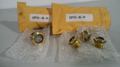 Lot of 3 lsp152-05-01 and 1 lsp151-06-01 gage sight plugs lo psi for sale