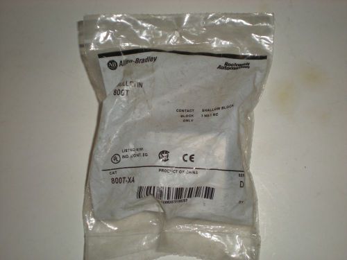 Allen bradley 800t-xa 800txa series d contact block new for sale