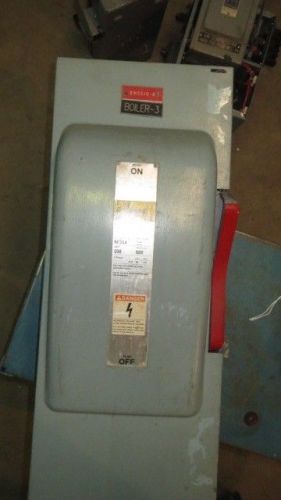 SIEMENS 200 AMP 600 VOLT NON-FUSIBLE 3 PHASE DISCONNECT NF-354