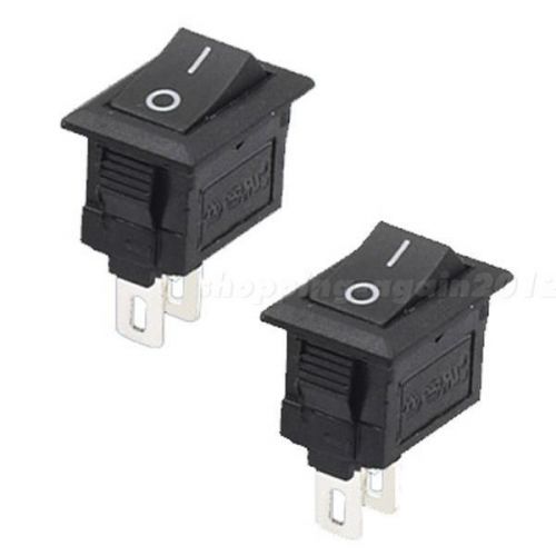 2Pcs 2 Pin Snap-in On/Off Position Snap Boat Rocker Switch 12V/110V/250V AI1G