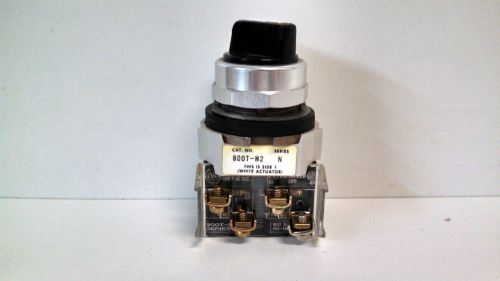 Guaranteed! allen-bradley 2-position selector switch 800t-h2 800th2 ser. n for sale