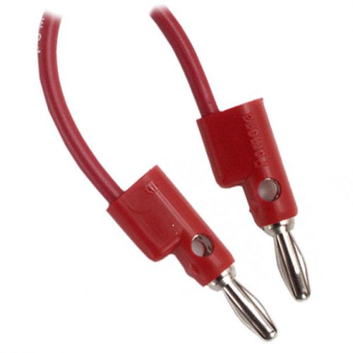 Pomona B-4-2 Stacking Banana Plug Patch Cord, Red 4&#034;