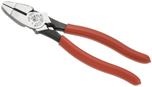 Klein hd213-9neth high-leverage side-cutting lineman&#039;s bolt-thread holding plier for sale