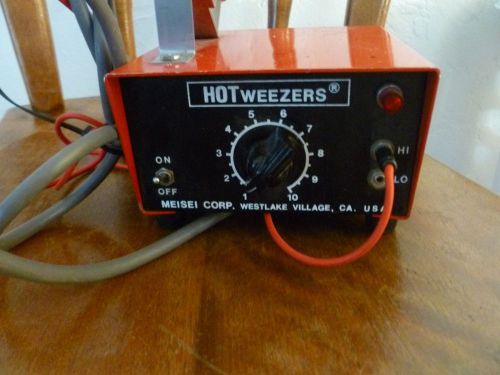 MEISEI HOTWEEZERS : Power Supply M10 with Model 4B Tweezers GOOD WORKING!!