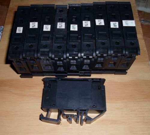 ALLEN BRADLEY 1492-WFB10 SINGLE POLE FUSE BLOCKS, 13/32 X 1-1/2 (USED) LOT OF 10