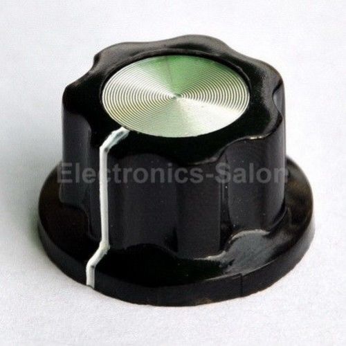 10x Pot Knobs, 0.776&#034; x 0.449&#034; Shaft 1/4&#034;, MF-A01, for HAM Radio / Audio