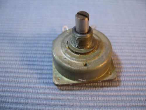 Vintage ruwido 1k ohm linear potentiometer metal cased, #mg1 , used for sale