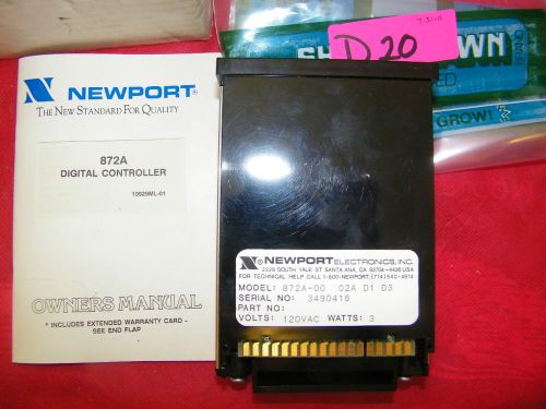 NEWPORT ELECTRONICS DIGITAL CONTROLLER-MODEL:872A-00