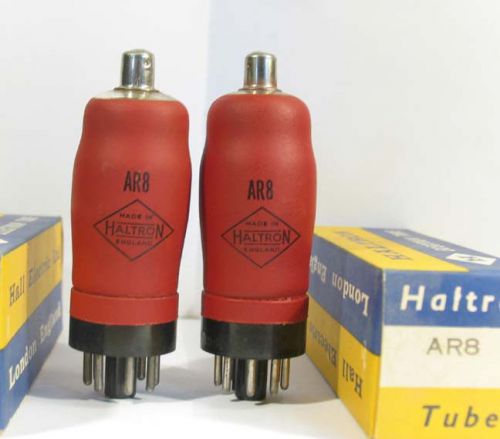 2 NOS HALTRON AR8 ZA7022 CV1306 HL23DD TUBES FOR VALVE RADIO