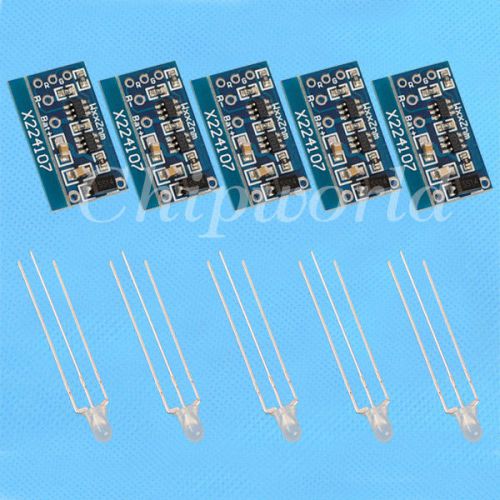 5pcs Dual TP4057 Li-ion Lithium Battery 1A LED Charging Board LED Charger TP4057