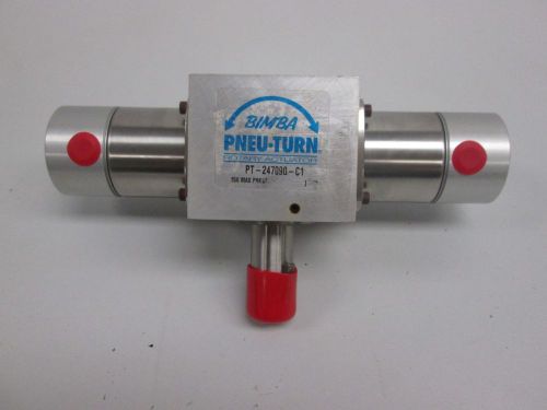 New bimba pt-247090-c1 pneu-turn rotary actuator 2in bore 90deg d266633 for sale