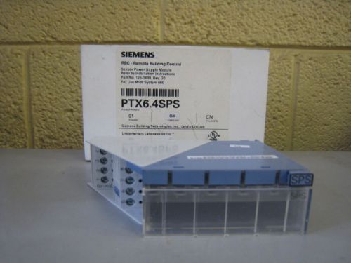 New Siemens Apogee PTX6.4SPS RBC Sensor Power Supply Module Free Shipping