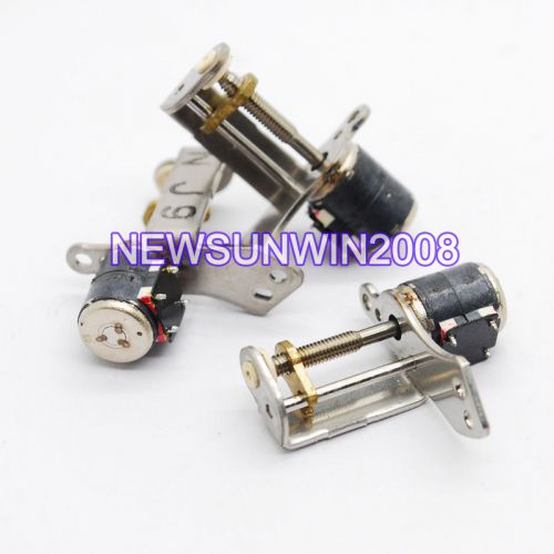 3V-6V DC 2 phase 4 wire micro stepper motor with screw Slip Vane stepping motor