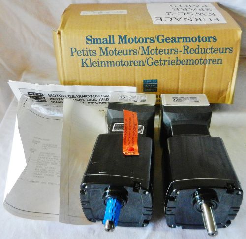 Lot of 2 - Bodine Electric Gearmotor 22B2BEBL/SR-Z4  180:1 Ratio 14 RPM 24 V