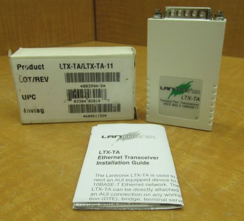 New Lantronix Twisted Pair Transceiver LTX-TA  LTX-TA-11