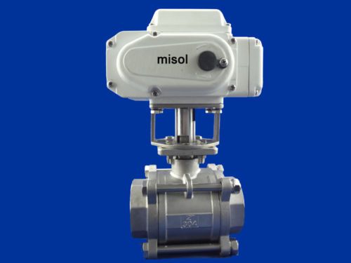 motorized valve DN50 (reduce port) 2 way, 220v, stainless steel, electric valve