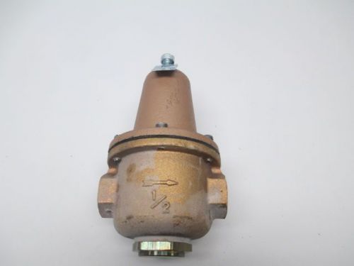 NEW WATTS 223 M3 25-75PSI STD BRONZE 1/2 IN NPT PRESSURE REDUCING VALVE D248877