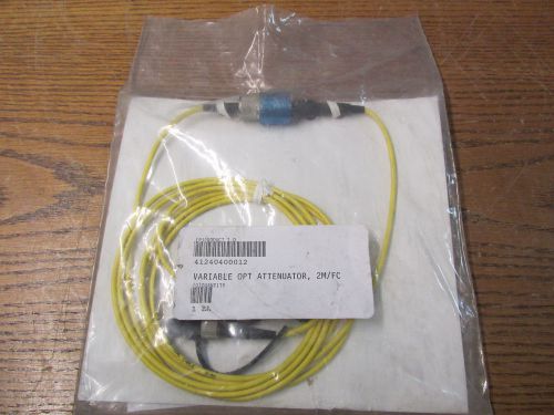 New nos amphenol 41240400012 single mode variable attenuator 2m/fc for sale