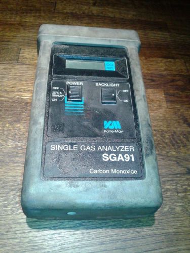 KANE MAY SGA91 GAS CARBON MONOXIDE ANALYZER