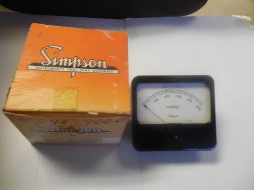 New simpson amperes meter 0-1000 amperes for sale