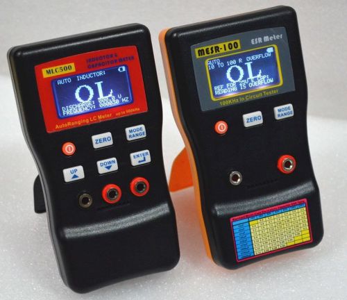 Mlc500 autoranging lc meter + mesr100 in circuit esr capacitor meter tester for sale