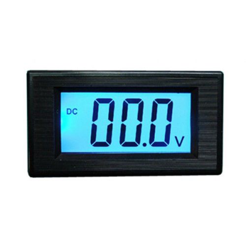 60-120v dc blue lcd digital voltage meter panel meter voltmeter 0.1 resolution for sale