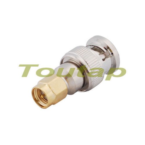 SMA-BNC adapter SMA Plug to BNC Plug male straight RF Coax Connector Adapter