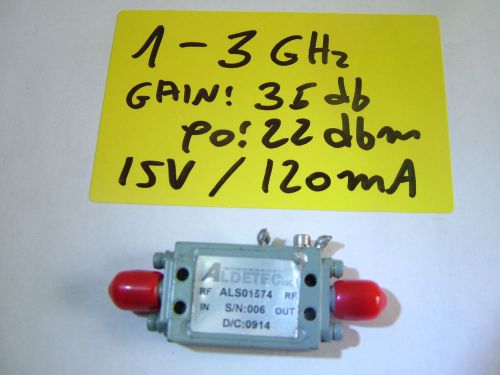 RF AMPLIFIER 1 - 3GHz GAIN 35db PO 22db ALS01574