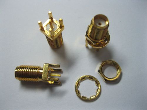 4 pcs SMA RF Female Board Mount Coaxial Connector SL