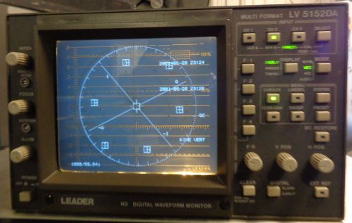 LEADER LV5152DA HD DIGITAL WAVEFORM MONITOR